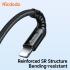 Mcdodo CA-5633 USB-C To Lightning 36W Bending Reinforced, Super-Fast Charging and High-Speed Data Cable 2M – Black